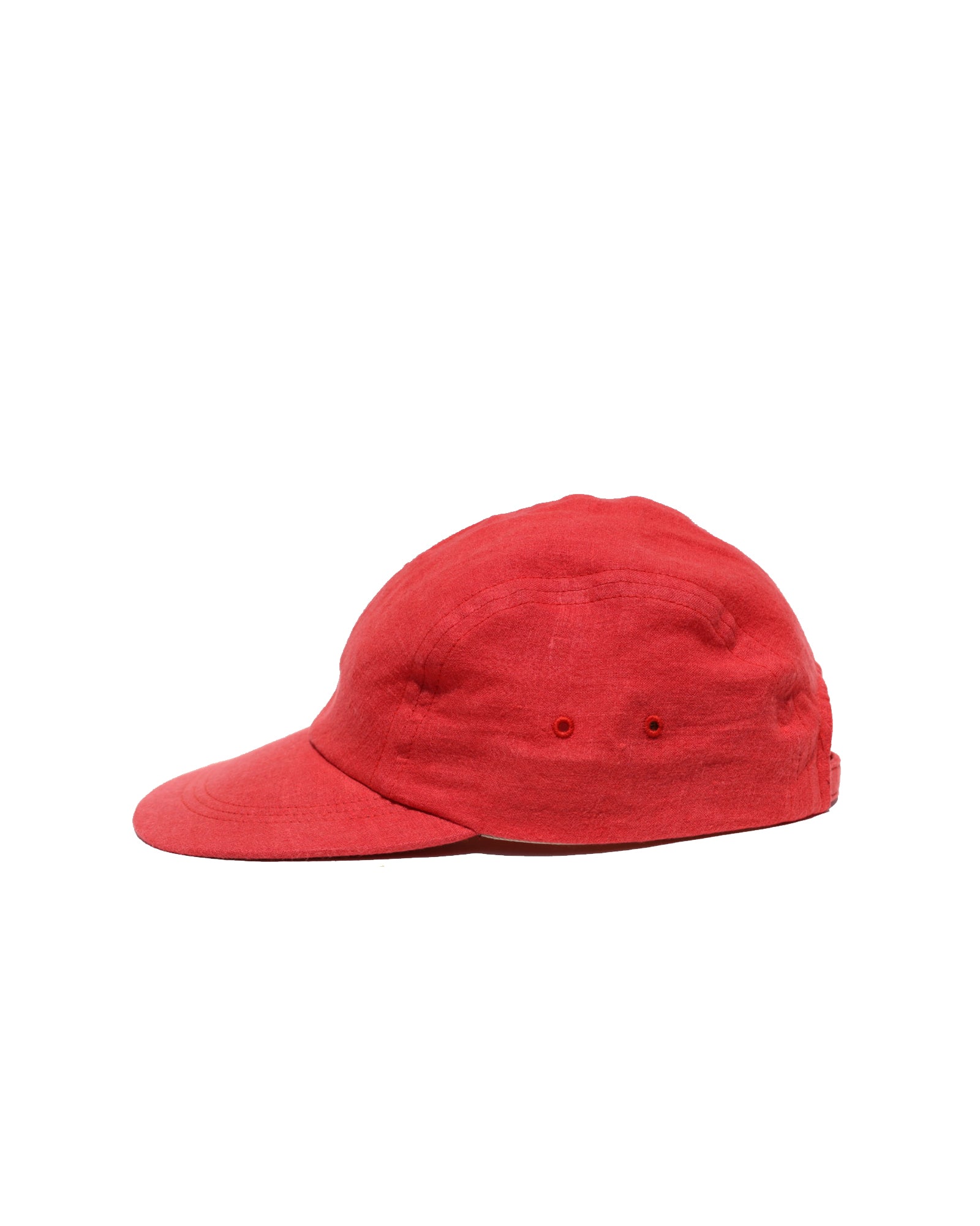 French Linen Kyoto Cap - Red