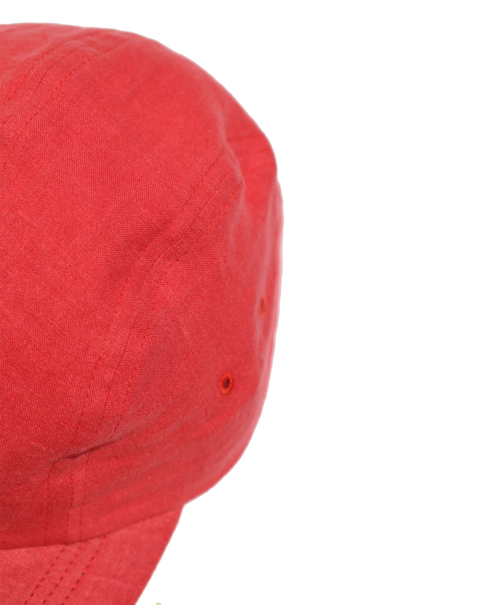 French Linen Kyoto Cap - Red