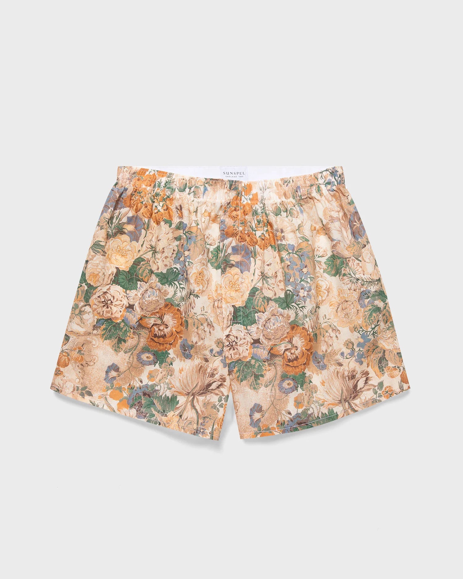 Classic Boxer Shorts in Liberty Fabric - Parchment Floral