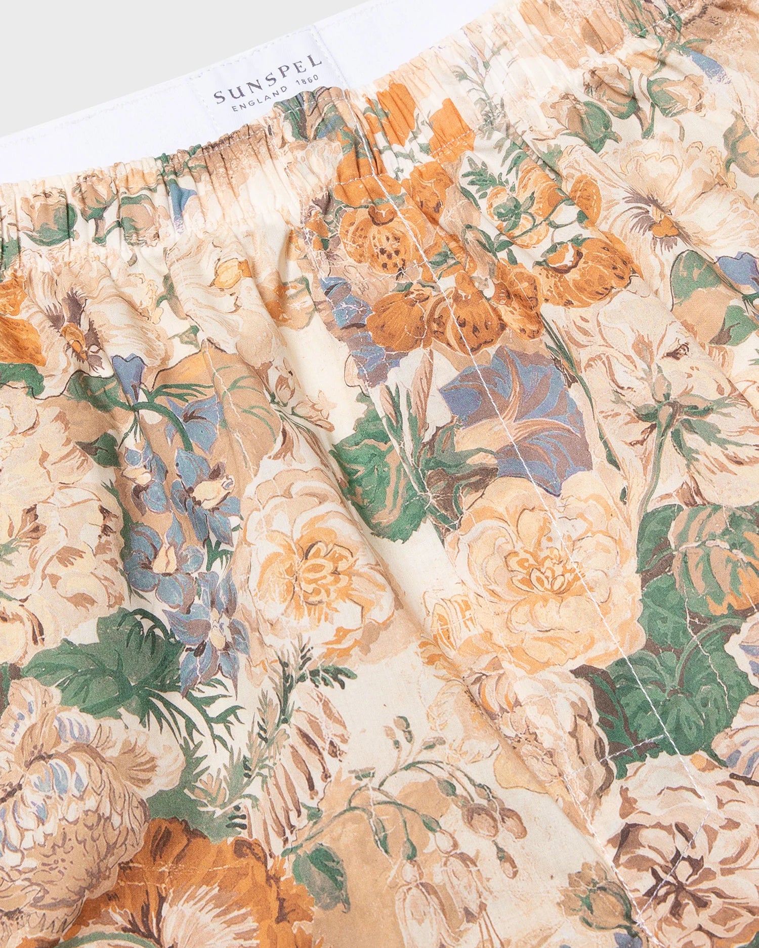 Classic Boxer Shorts in Liberty Fabric - Parchment Floral