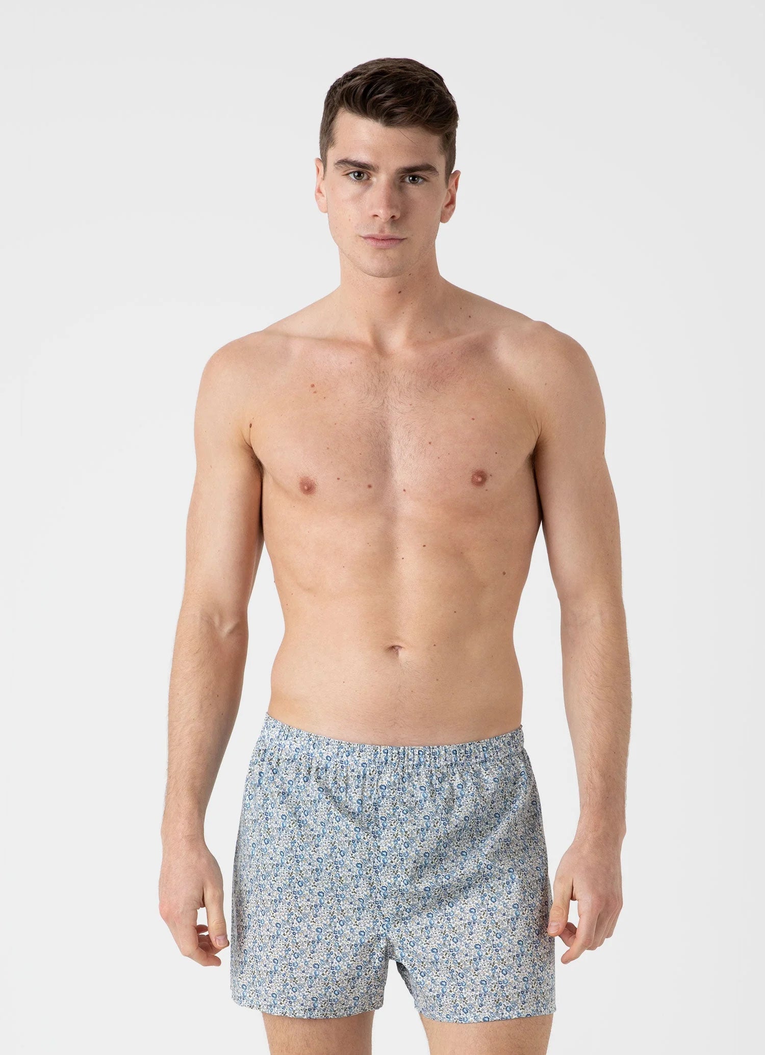 Printed Boxer Short - Liberty Blue Floral Ditsy