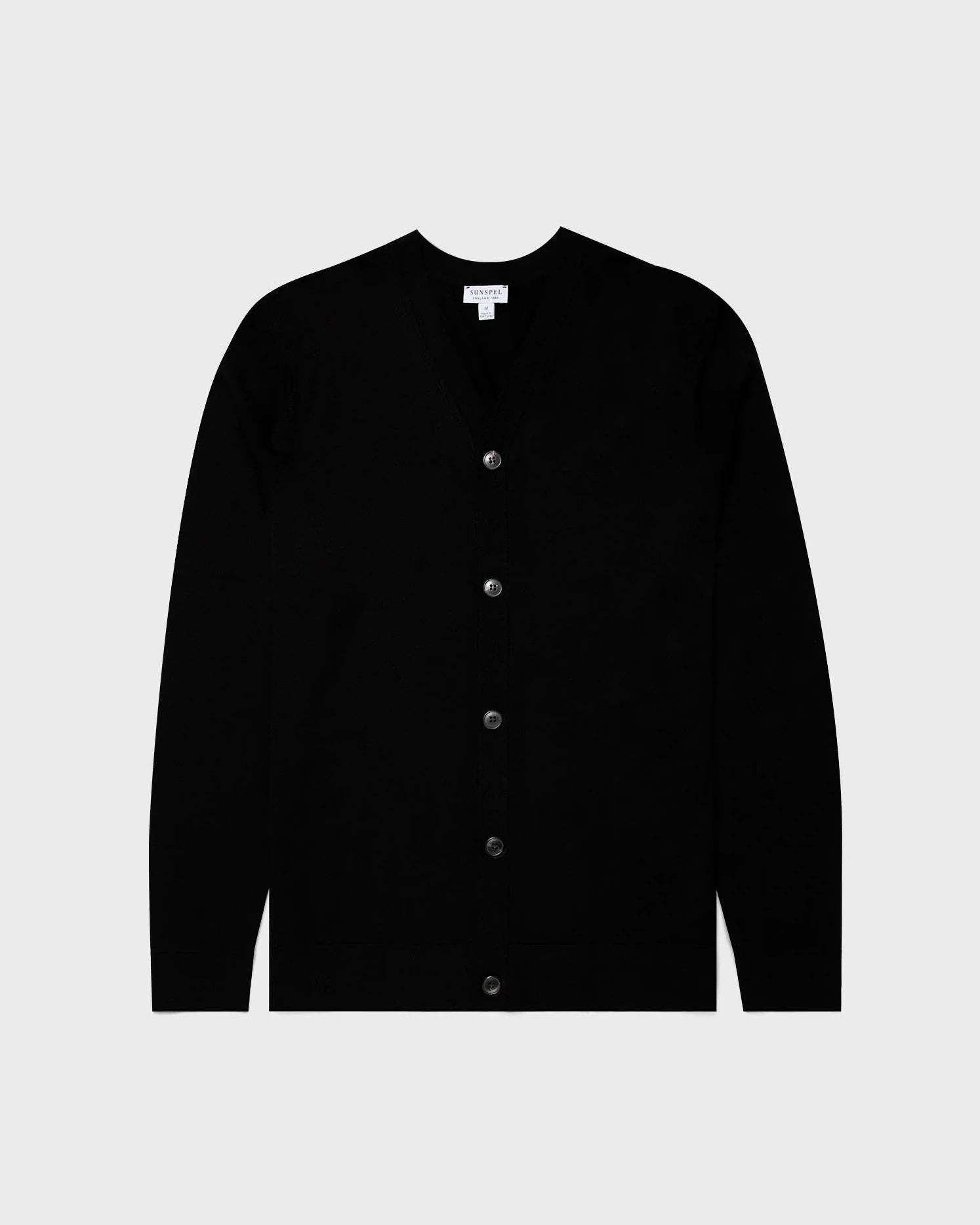 Merino Cardigan - Black