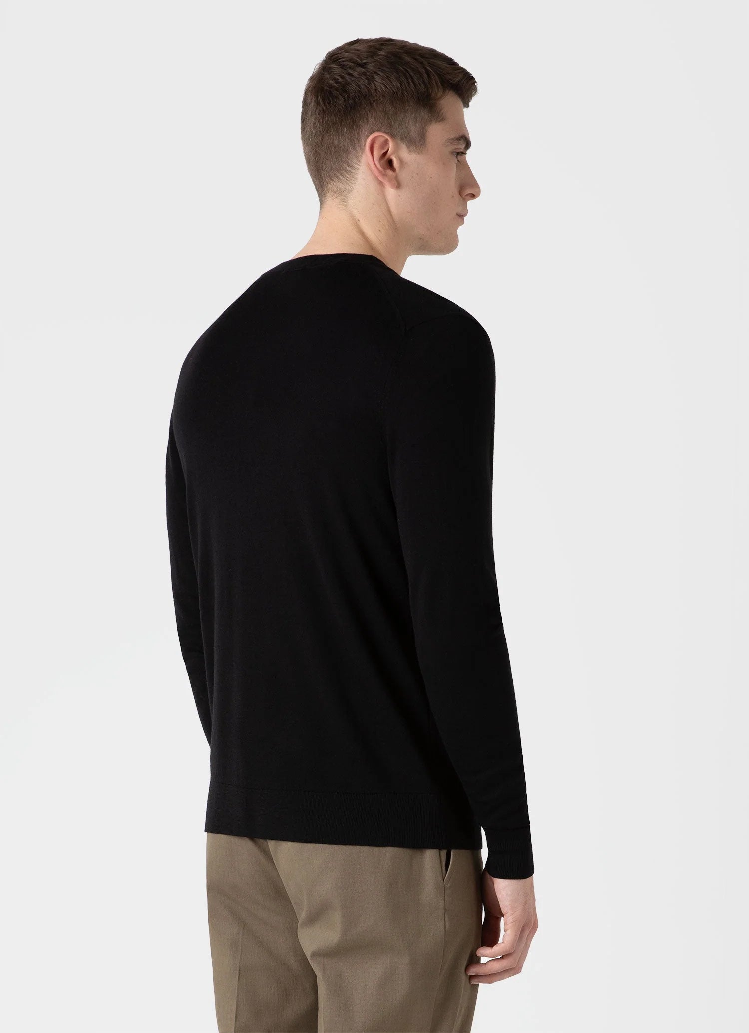 Merino Cardigan - Black