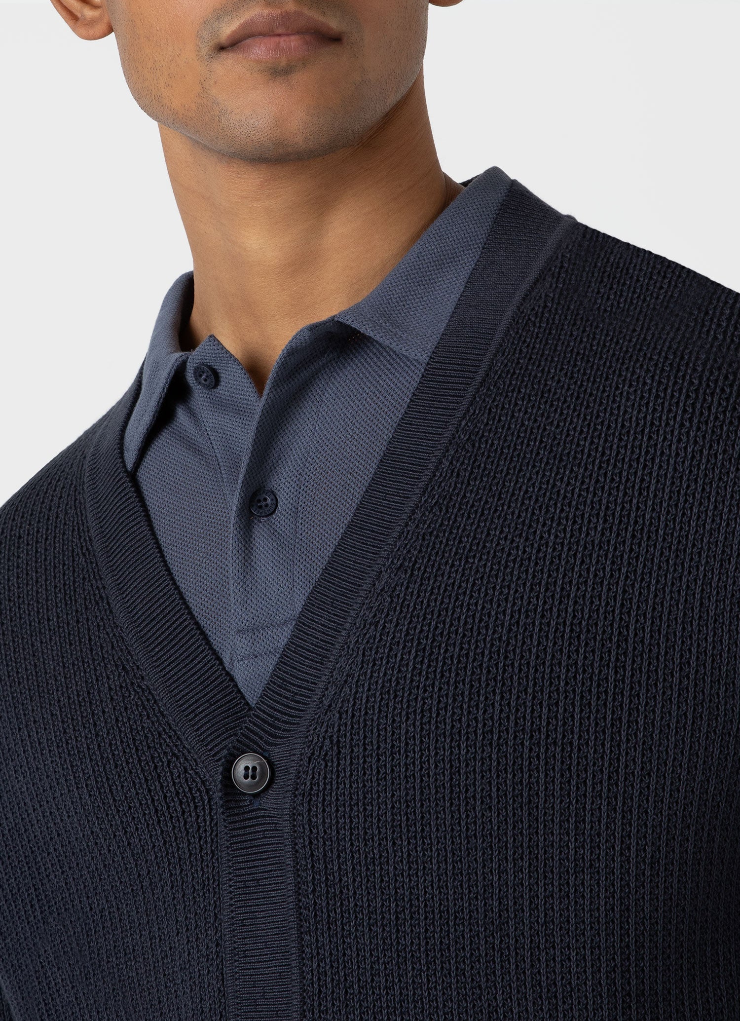 Melrose Knitted Cardigan - Navy