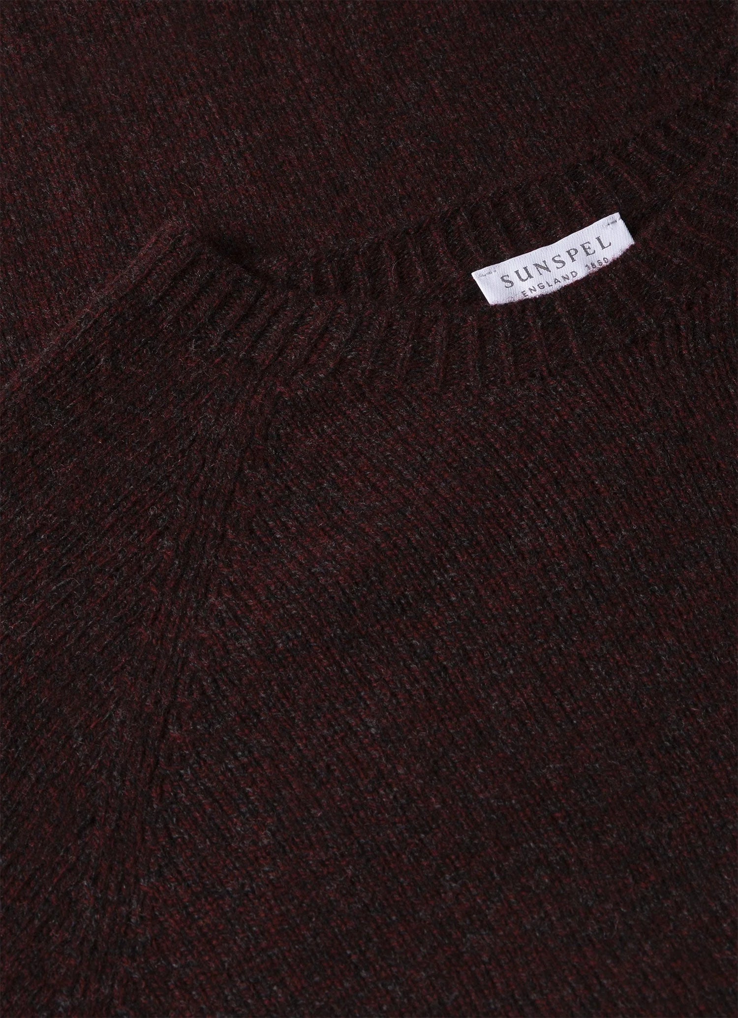 Lambswool Crew Neck - Port Twist