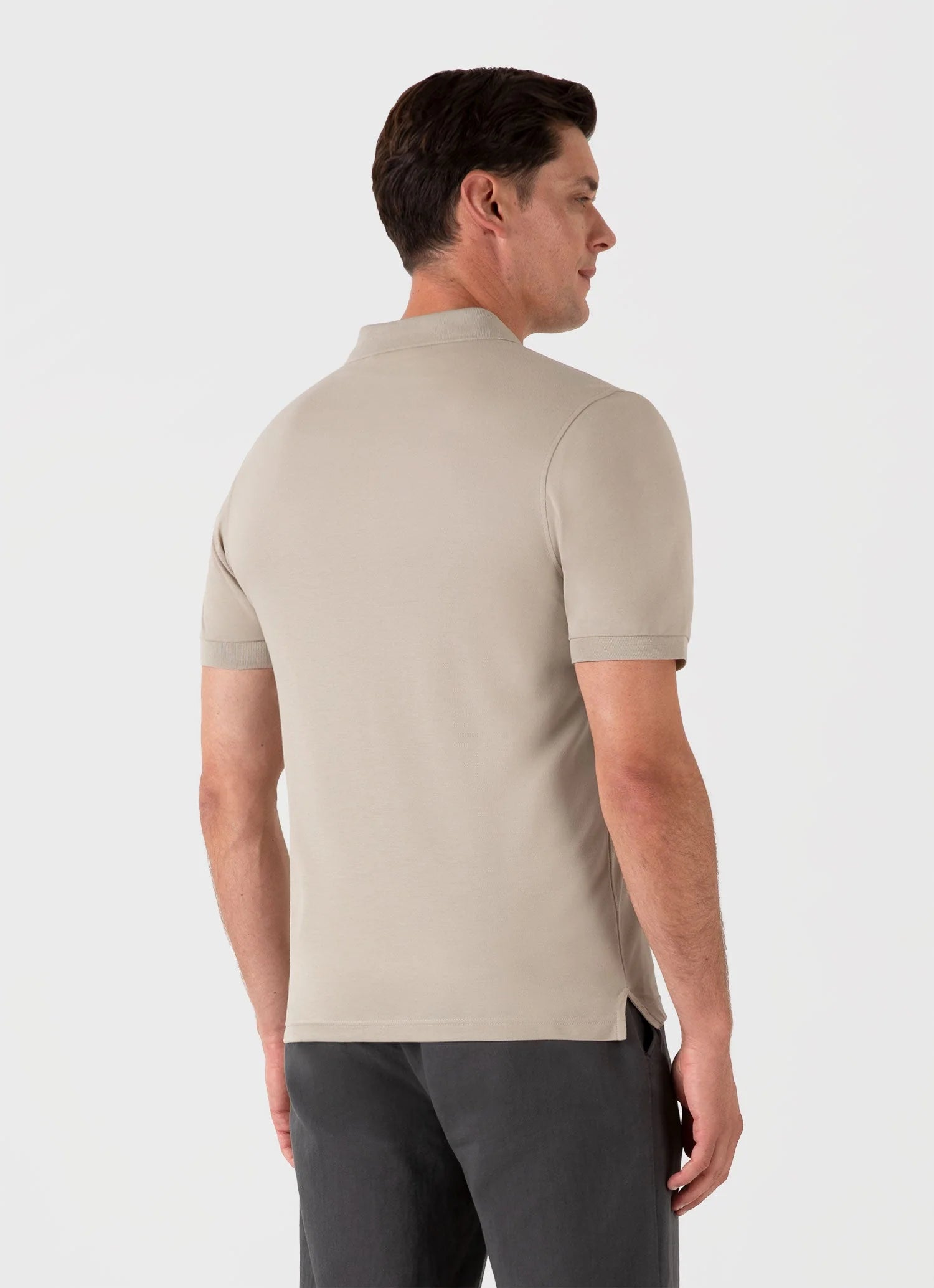 Pique Polo Shirt - Ash Grey