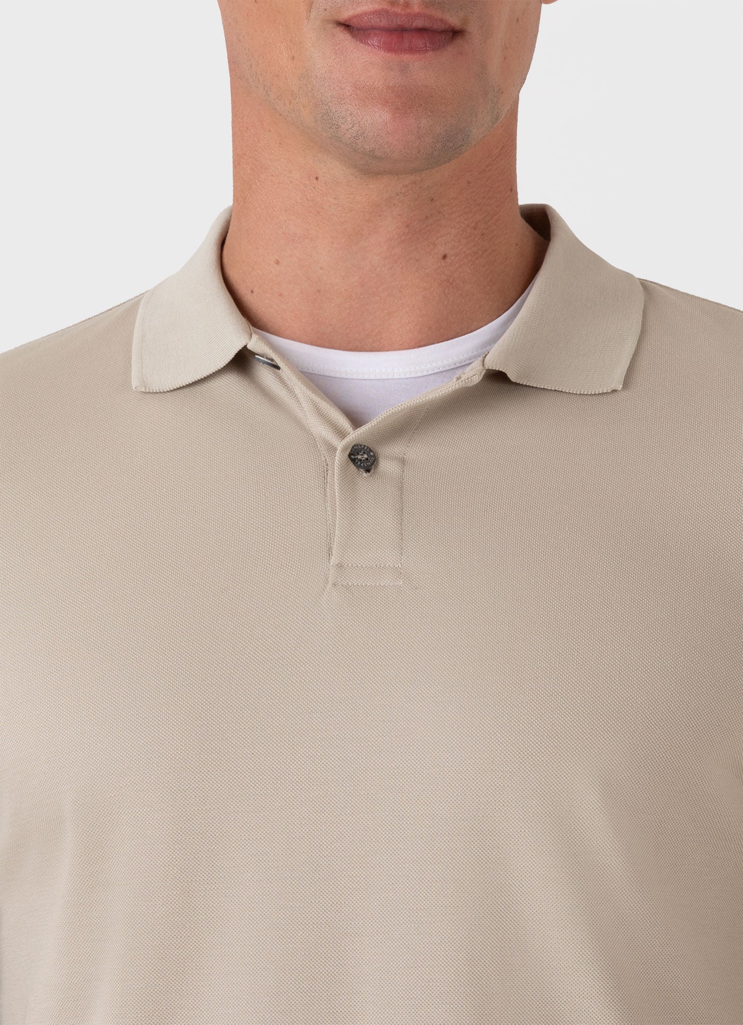 Pique Polo Shirt - Ash Grey