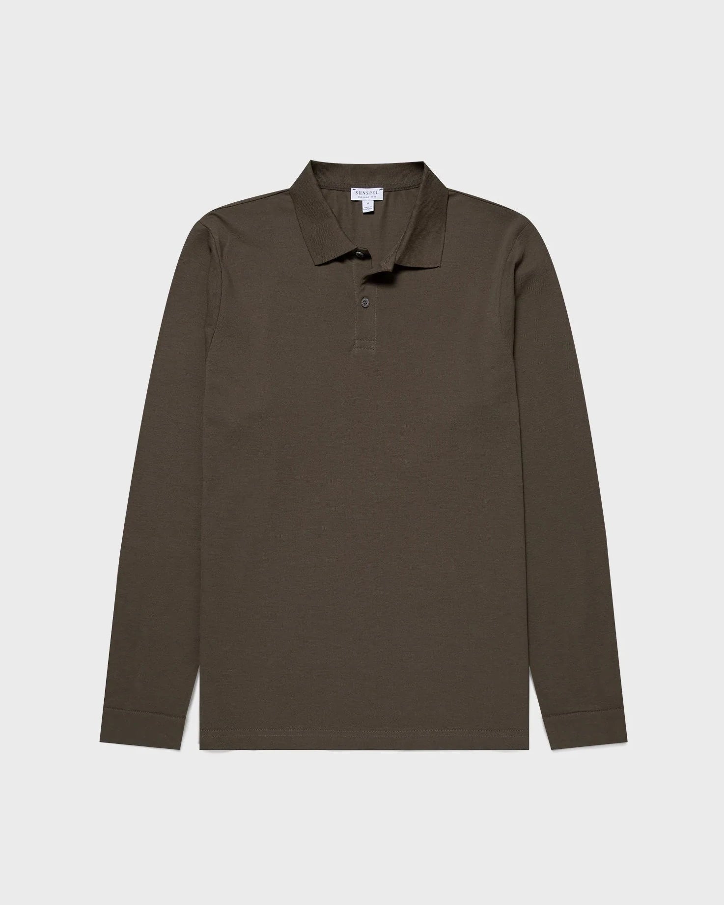 LS Pique Polo Shirt - Khaki