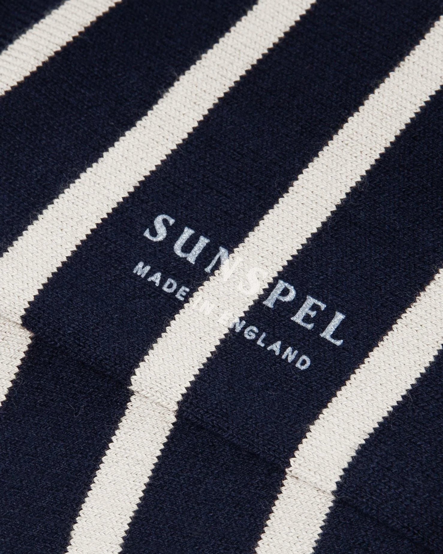 Stripe Cotton Sock - Navy/Archive White