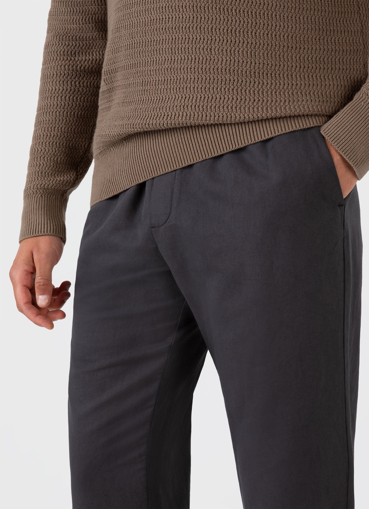 Drawstring Trouser - Charcoal