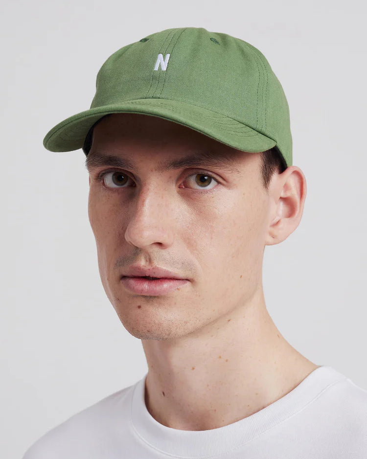 Twill Sports Cap - Moss Green