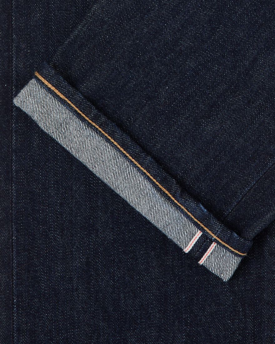 Regular Straight 14oz Kurabo Recycle Denim Red Selvage - Blue Rinsed