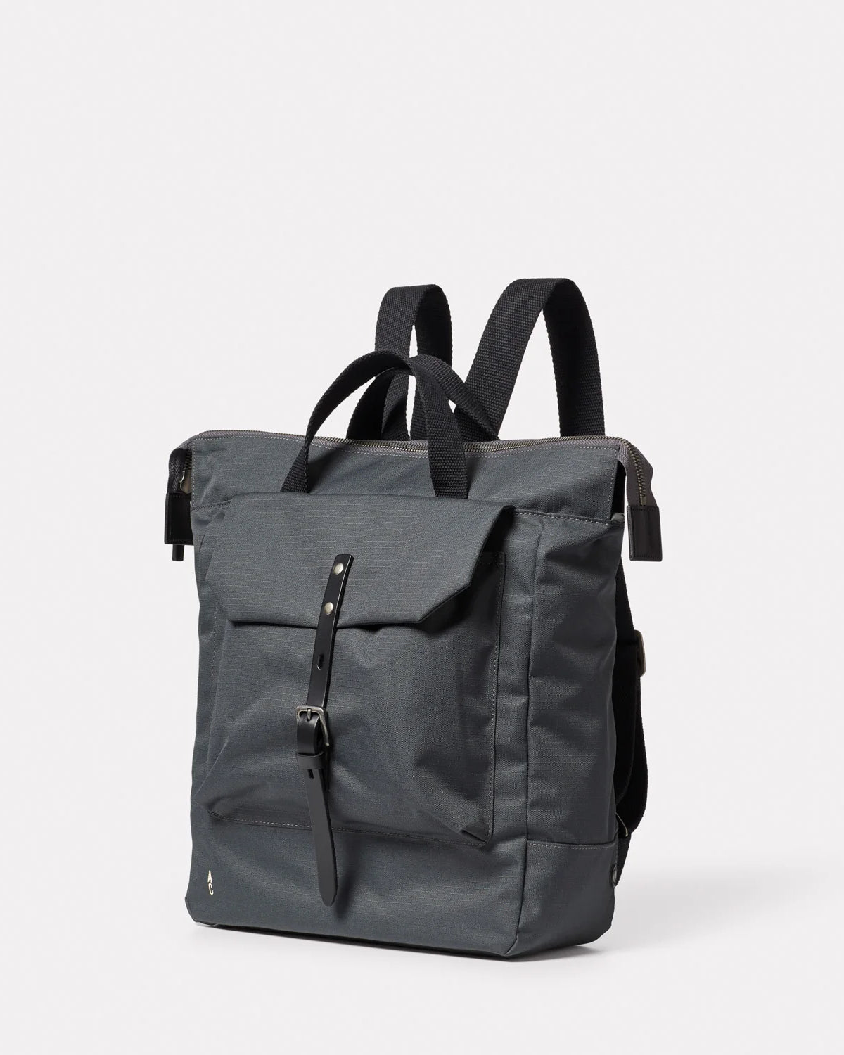 Frances Recycled Small Rucksack - Dark Grey