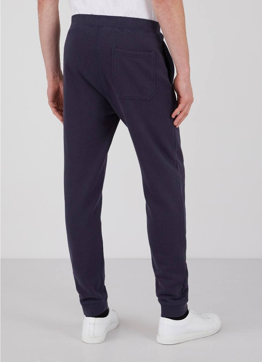 Cotton Loopback Track Pant - Navy